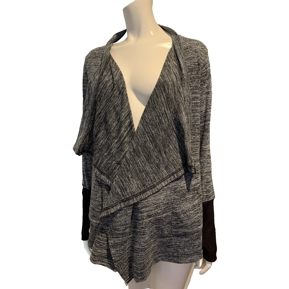 RBX Cardigan Open Front Jacket  Grey Long Sleeves Unsized Small?